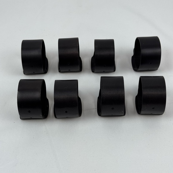 Set of 8 Pottery Barn Santa Belt Napkin Rings – Holiday Table Decor - Picture 5 of 5